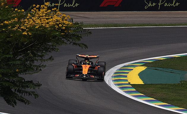 V jediném tréninku v Brazílii byl nejrychlejší Norris před Piastrim