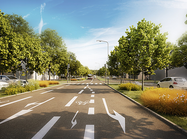 Oprava omezí provoz na Kbelské v Praze, auta svedou do virtuálního tunelu