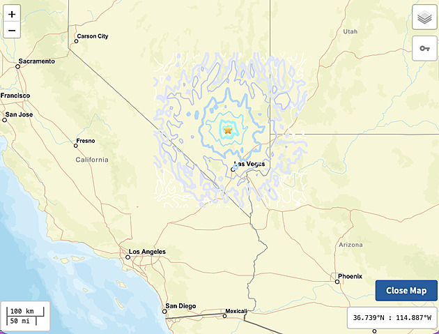 V místě jaderných pokusů v nevadské poušti došlo k otřesům o síle Hirošimy
